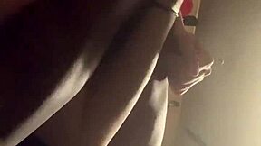 Interracial couple enjoys rough sex in missionary position
