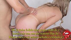 Big black cock tears up blonde’s ass