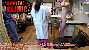 Natural tits and pussy fetish with a gyno exam accident