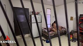 Lesbian couple indulges in passionate play with toys