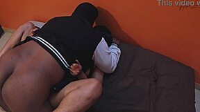 My shy stepsister is a virgin and she asked to fuck with me