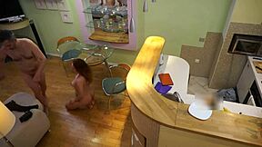 Daddy fucked his step-daughter in wet pussy and sweet cunt - Candy Red