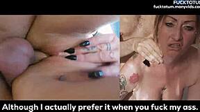 Rough anal sex leads to intense orgasm release