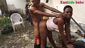 My landlord daughter insisted for outdoor fun in the ghetto