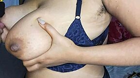 Sexy Indian bhabhi with big boobs gets her tits sucked hard