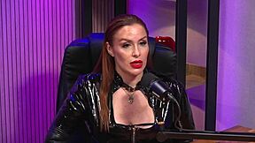 The passionate redhead milf dominates her lover with a strong dominance