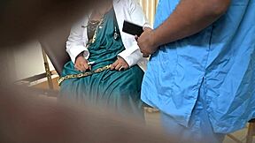 Nurse gave the doctor a lesson in intimacy