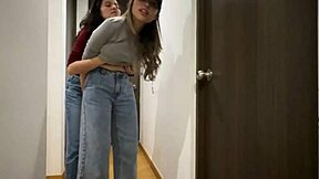 Hot lesbians having fetich and hard sex