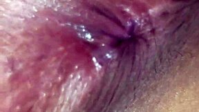 She had her ass filled with milk after being fucked