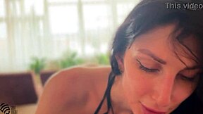 A woman cheats on her husband with a new friend at the gym