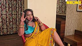 Desi Bhabhi’s hotel room encounter turns passionate, wild