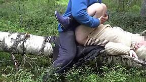 Forest sex with legs up - cunning forester 4