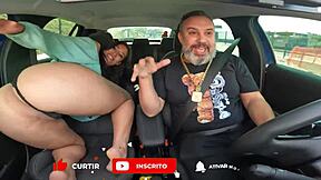My cousin's cock in the car - Fernanda Uzi