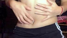 Argentinian babe masturbates hard with vibrator until explosive orgasm. Her body shakes with every thrust.