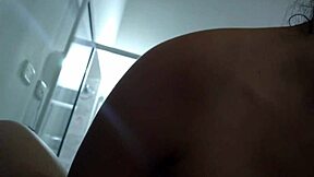 Passionate wife allures hubby with skillful tongue play