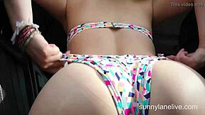 Sunny Lane’s horny pawg interrupts drive for private action