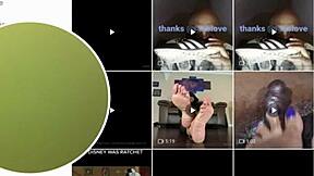 Lady Storm indulges in foot play while showcasing her stunning soles