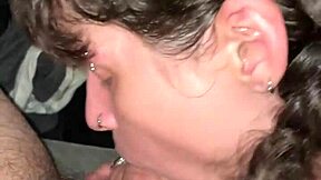 Hooker with pigtails in risky street encounter