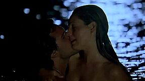 Kelly Brook's nude scene in Survival Island, a movie known for its steamy island setting