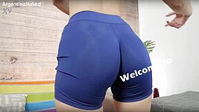 Huge Ass and Big Cameltoe on Tall Girl