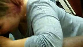 Blowjob assistance at workplace