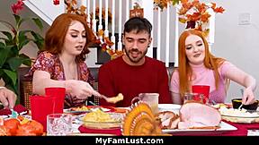 Intense threesome action turns up heat in this scene