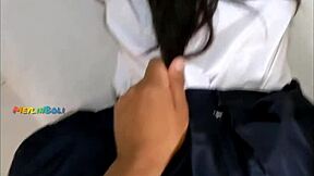 My friend's girlfriend opens her legs, asking to be fucked