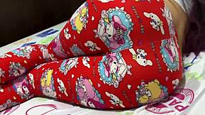 My stepdaughter's ass is amazing in pajamas