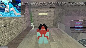 The huge futa cock was fucked by a hot demon