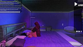 Fucking a blonde bimbo in Roblox Studio is fun