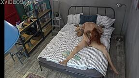 A mature man with a pervert mind fucked his teen step daughter