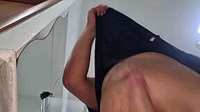 Italian guy, huge dick, screams with pleasure. Vibrant!