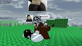 Ever seen cowgirls getting wild in public Roblox swordfight breeding?