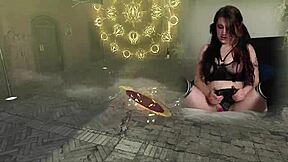 Bimbo plays Bayonetta episode 4, Lovense connected