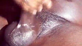 A beautiful woman is fucked by a huge black cock