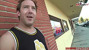 I spotted Hot MILF in parking lot. Unbelievable!