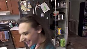 A hot mom needs money and her friend suggested a solution