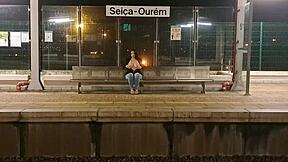 I picked up a girl at the train station and fucked her there