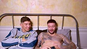 Two huge dicks drilled beautiful girl Maya hard