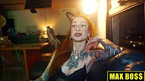 Redhead slut begs for creampie on first date - Max Boss