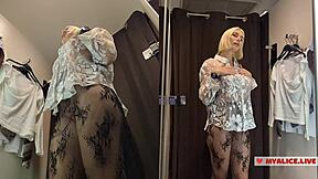 Dress room peeking, sleepy jav happy ending