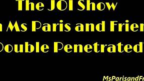 The Joi Show featuring double penetration action