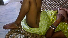 An Indian girl from a village is very cute and charming