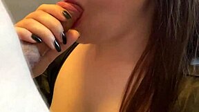 The guy released a big load in the mouth of a sexy girl