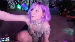 Finger fucking and pole dancing with a hot girl