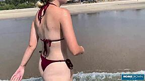 I’m obsessed with my gorgeous blonde gf Lolipop getting drilled by Mark Pirson