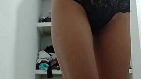 I can’t stop watching this hot teen18 strip naked for her teacher