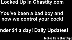 Your new life in chastity begins with me now