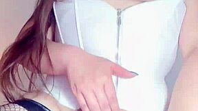 Hey, watch this cheating wife touch herself for her husband's boss?