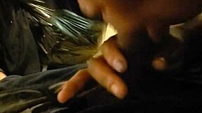 Watch This Ebony Beauty Swallowing Every Last Drop